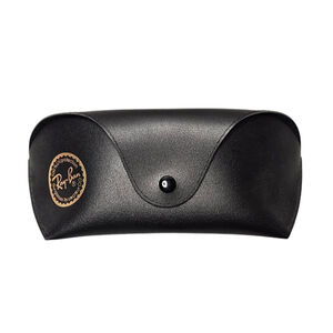 Ray-Ban Large Black Sunglasses Case Snap Closure Belt Loop